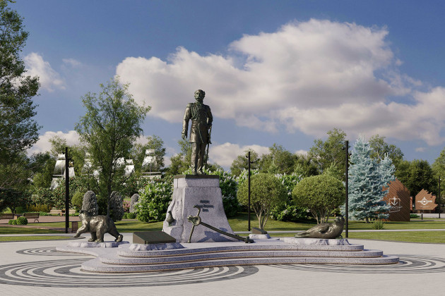 Памятник Литке Ф.П.