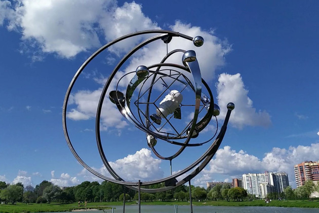 Gravity. Ветряная кинетическая скульптура